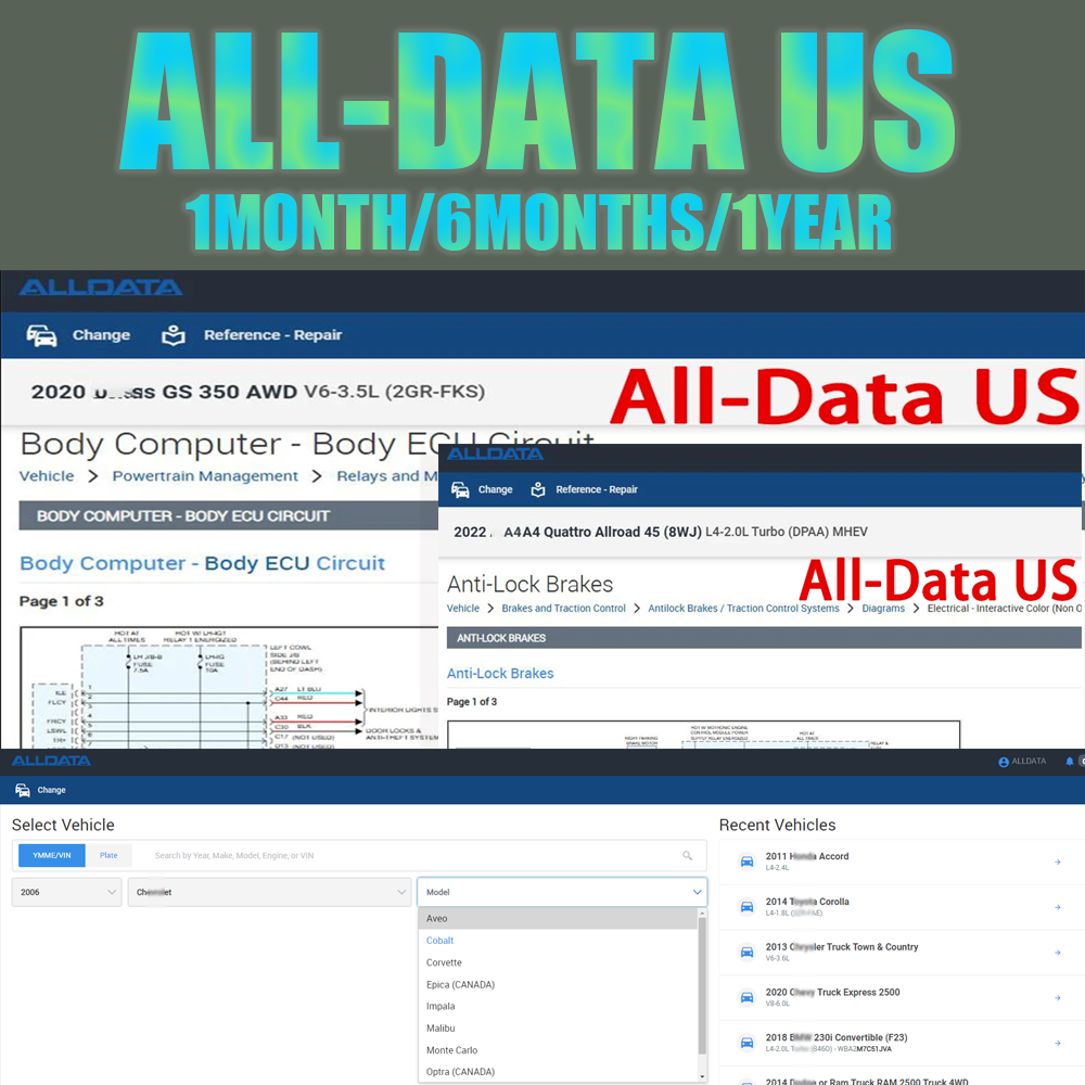 Workshop Tools Diagram - Akun Login Online BARU Alldata US