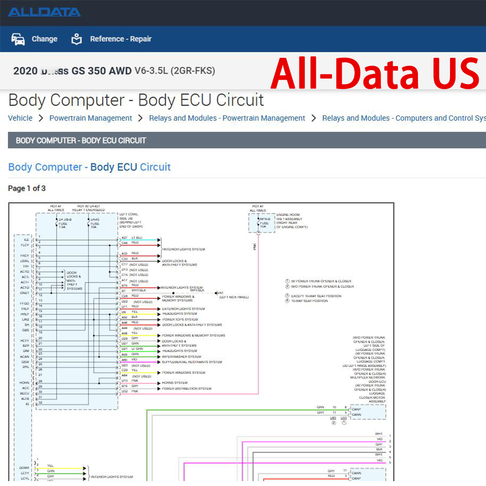 Perangkat Lunak Perbaikan Alld - Workshop Tools Diagram ulasan dan harga