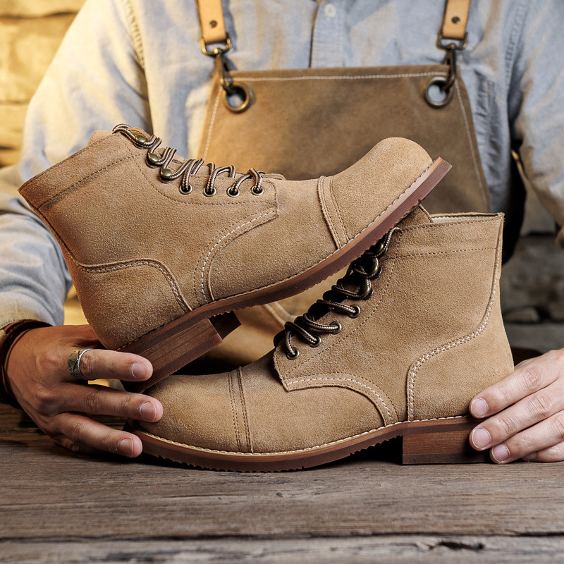 Sepatu Boots Motor Pria Kulit  - Tools Quality ulasan dan harga