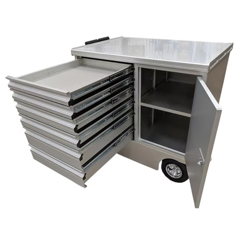 Troli Bengkel Mini Aluminium C - Tools For Fabrication Workshop ulasan dan harga
