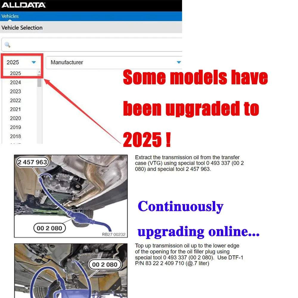 2027 Alldata CAR Data Perangka - Workshop Tools Diagram ulasan dan harga